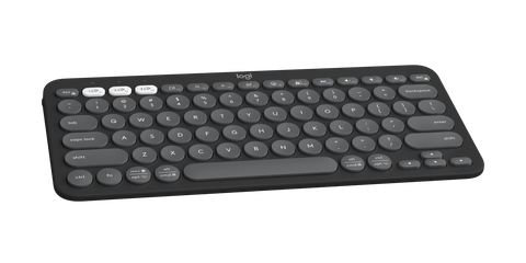 Pebble Keys 2 K380s - Tonal Graphite - English US (QWERTY)