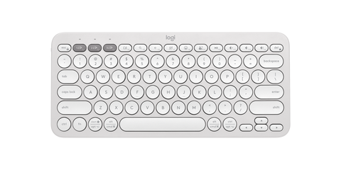 Pebble Keys 2 K380s - Tonal Graphite - English US (QWERTY)