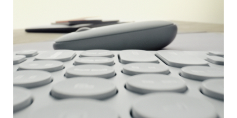 Pebble Keys 2 K380s - Tonal Graphite - English US (QWERTY)